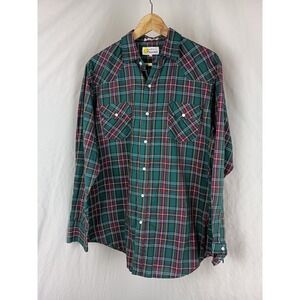 Vintage Southern Classics Men's Pearl Snap Shirt Size Large